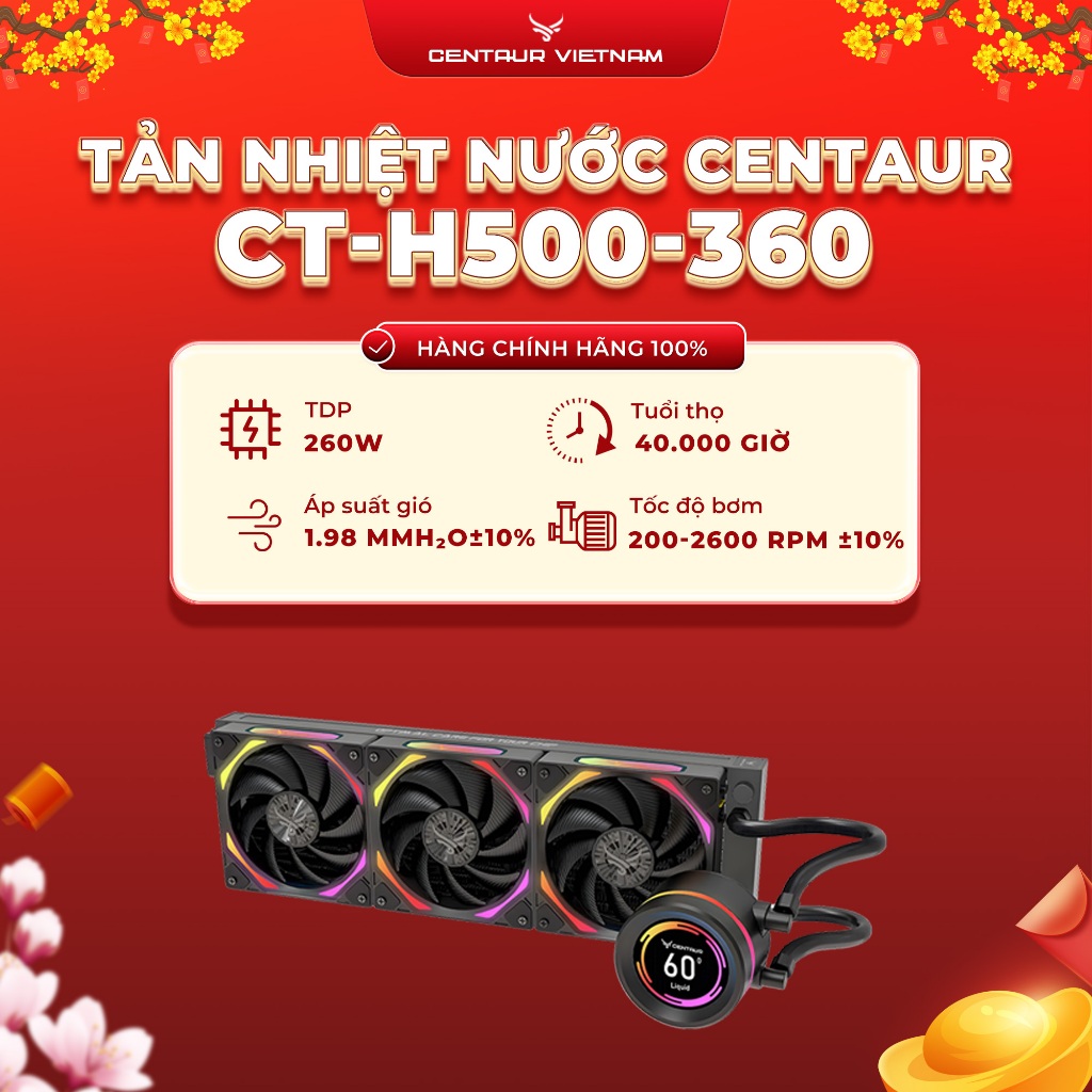 Tản Nhiệt Nước CENTAUR CT-H500-360 | Centaur VietNam