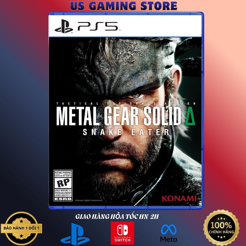 Đĩa Game Metal Gear Solid Delta: Snake Eater PS5