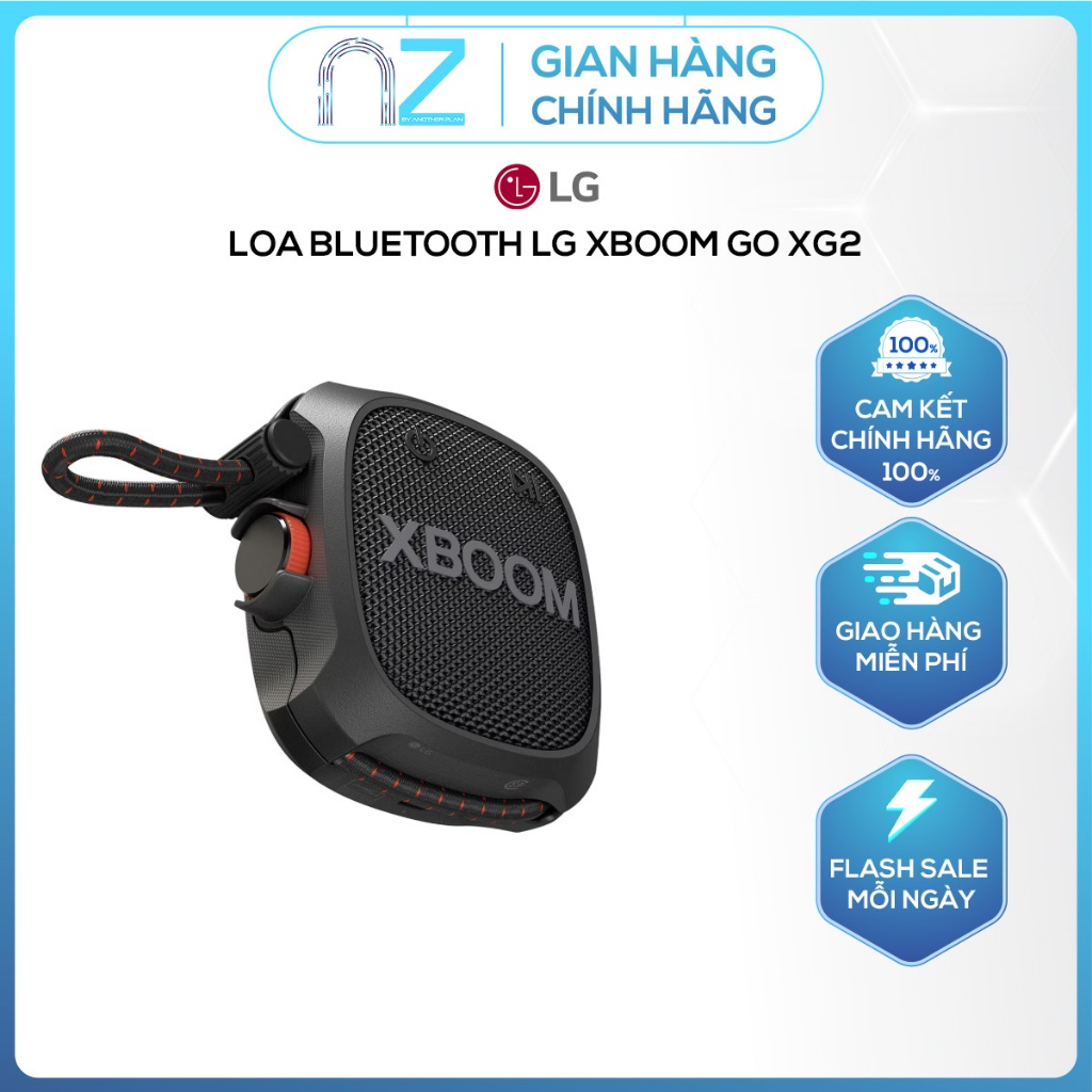 [ Chính Hãng] Loa Bluetooth LG XBOOM GO XG2 - Âm thanh bùng nổ, nhỏ gọn tiện lợi