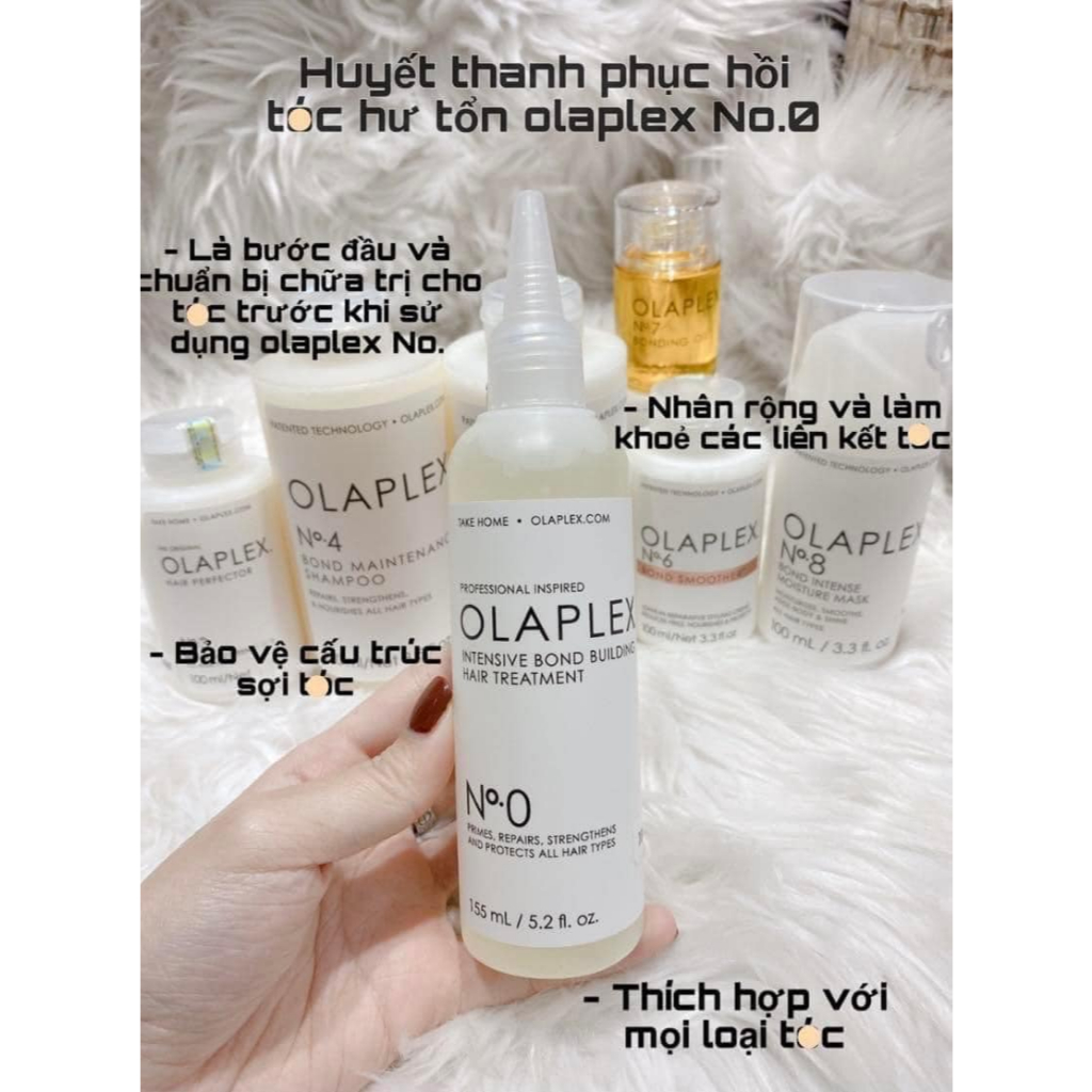 (New) TĂNG CƯỜNG LIÊN KẾT TÓC OLAPLEX no 0 (No.0) Intensive Bond Building Treatment 155ml