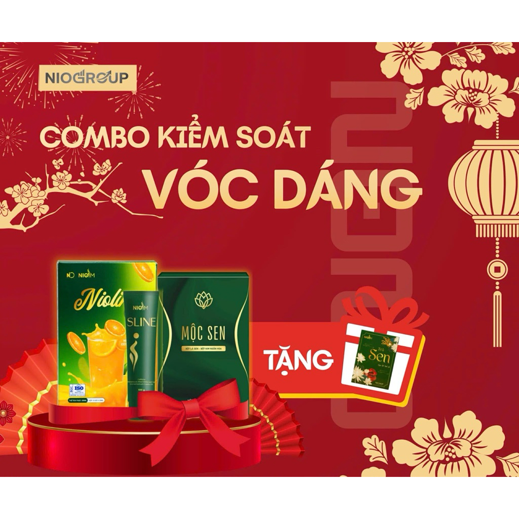COMBO NƯỚC CAM NIOLIM MỘC SEN+ KEM ĐỊNH HÌNH BODY TẶNG 1 HỘP TRÀ SEN