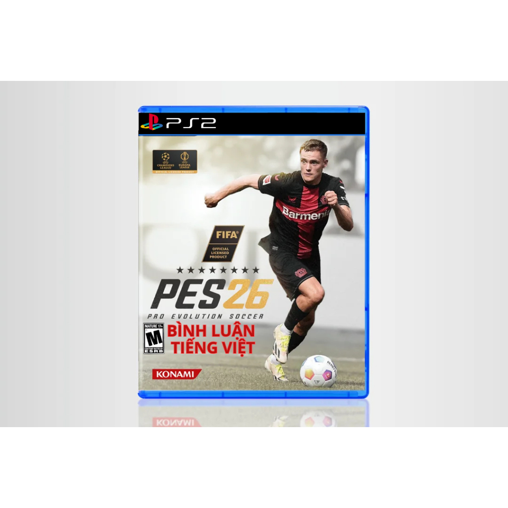 DVD game PES 26 BÌNH LUẬN TIẾNG VIỆT (thể thao) cho máy game PS2