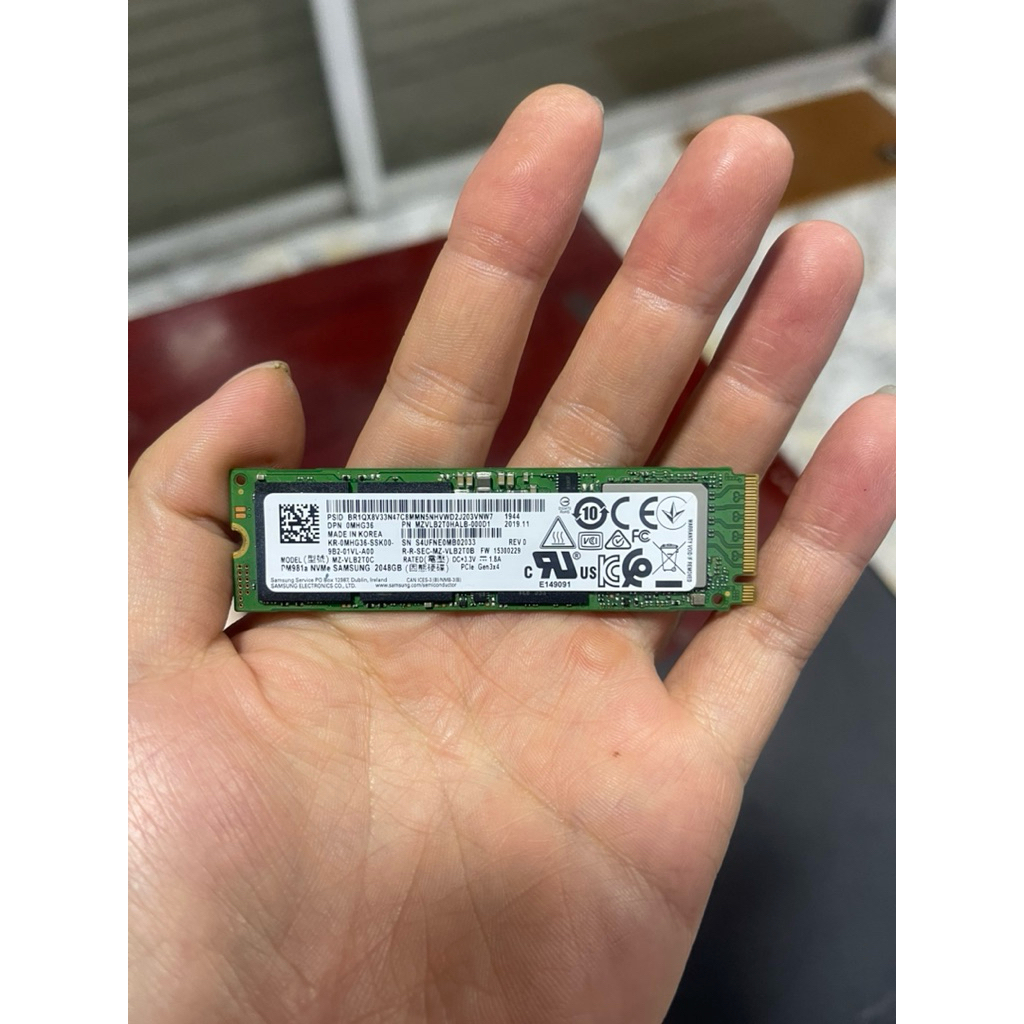 ssd nvme m2  2tb gen 3x4 samsung