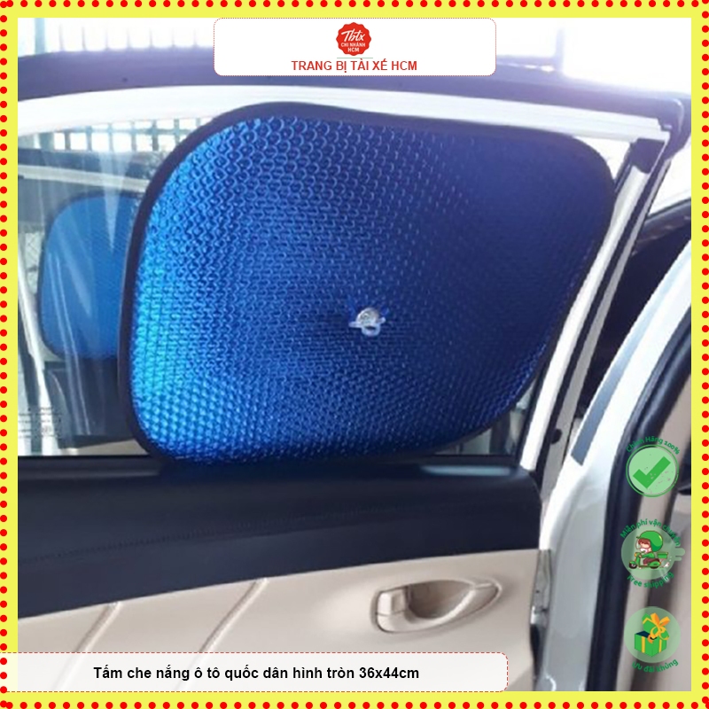 Tấm Che Nắng Ô Tô Phủ Bạc Cao Cấp 36x44cm