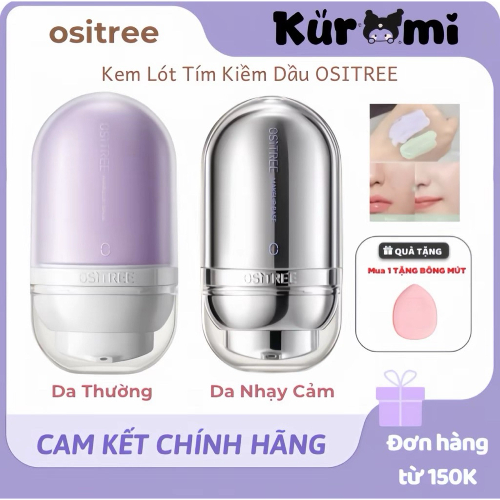 Kem Lót OSITREE Kem Nền Đổi Màu BB Cream Kem Lót Ositree Trang Điểm Kem Lót Dưỡng Ẩm Che Khuyết Điểm