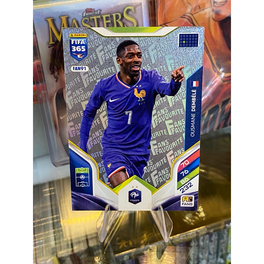 [QBV 2025] Thẻ Cầu Thủ Dembele Panini FIFA 365 2026 France Fans Favourite #FAN91