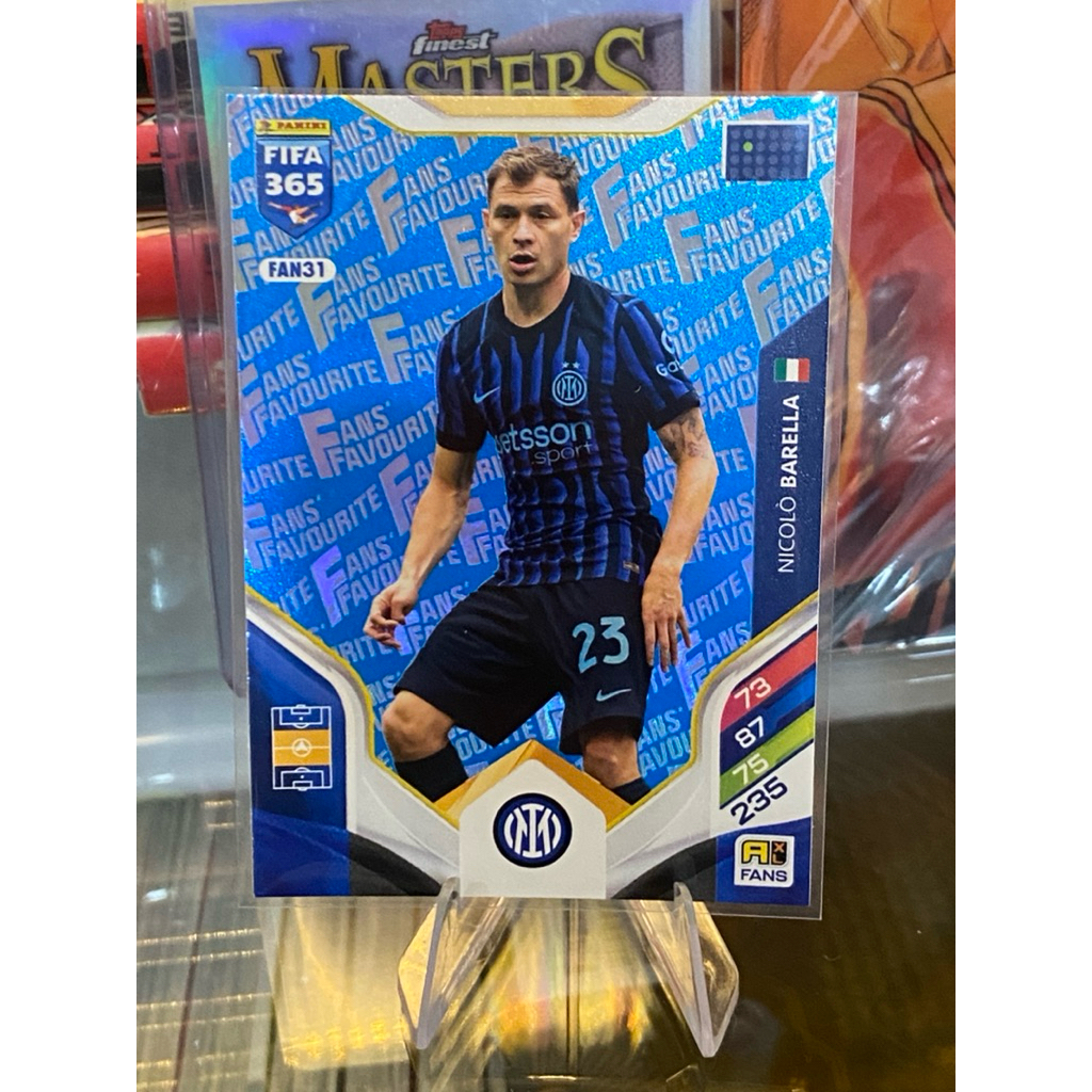 Thẻ Cầu Thủ Barella Panini FIFA 365 2026 Inter Miami Fans Favourite Xanh Lam #FAN31