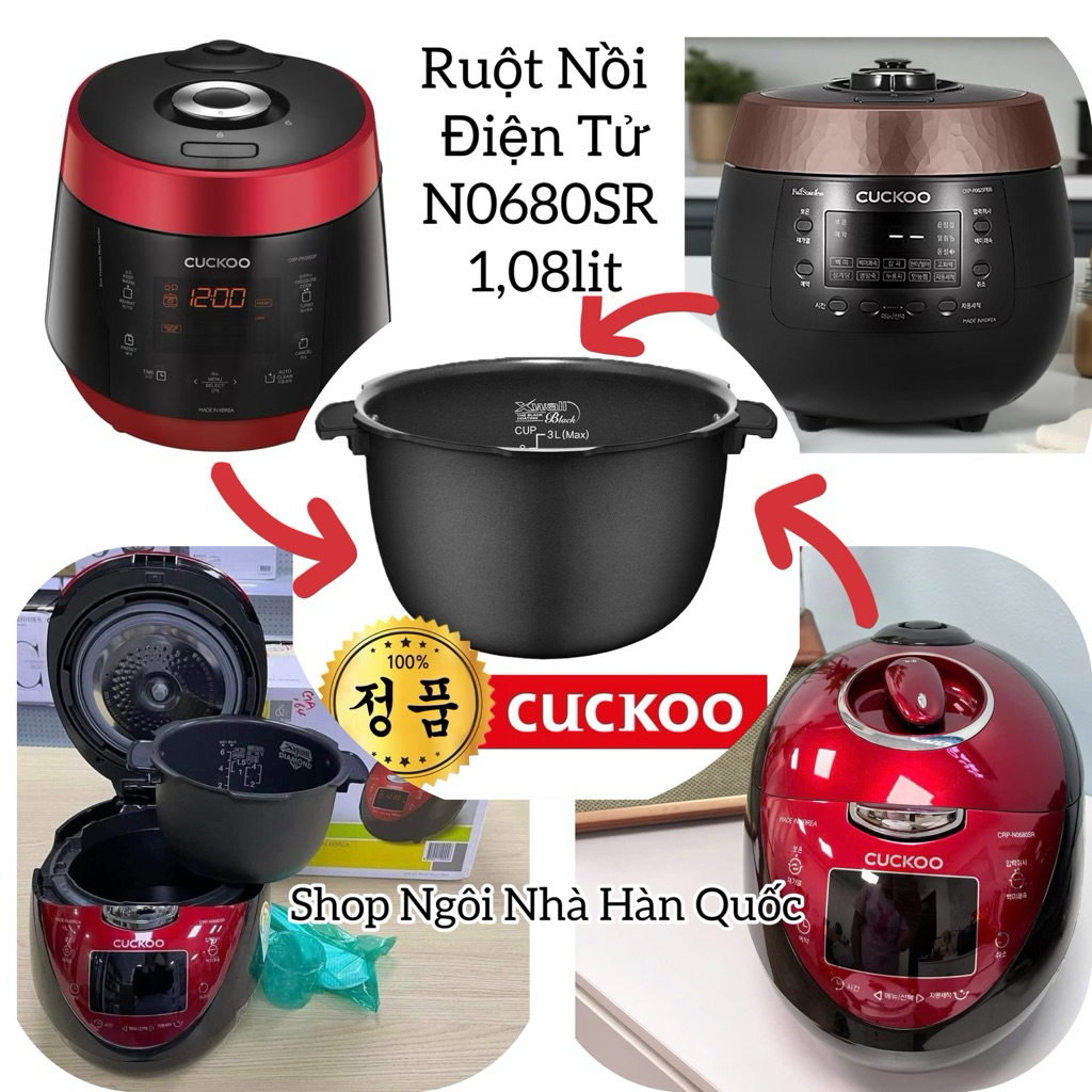 Ruột nồi cơm cuckoo model CRP-N0680SR dung tích 1,08 lít