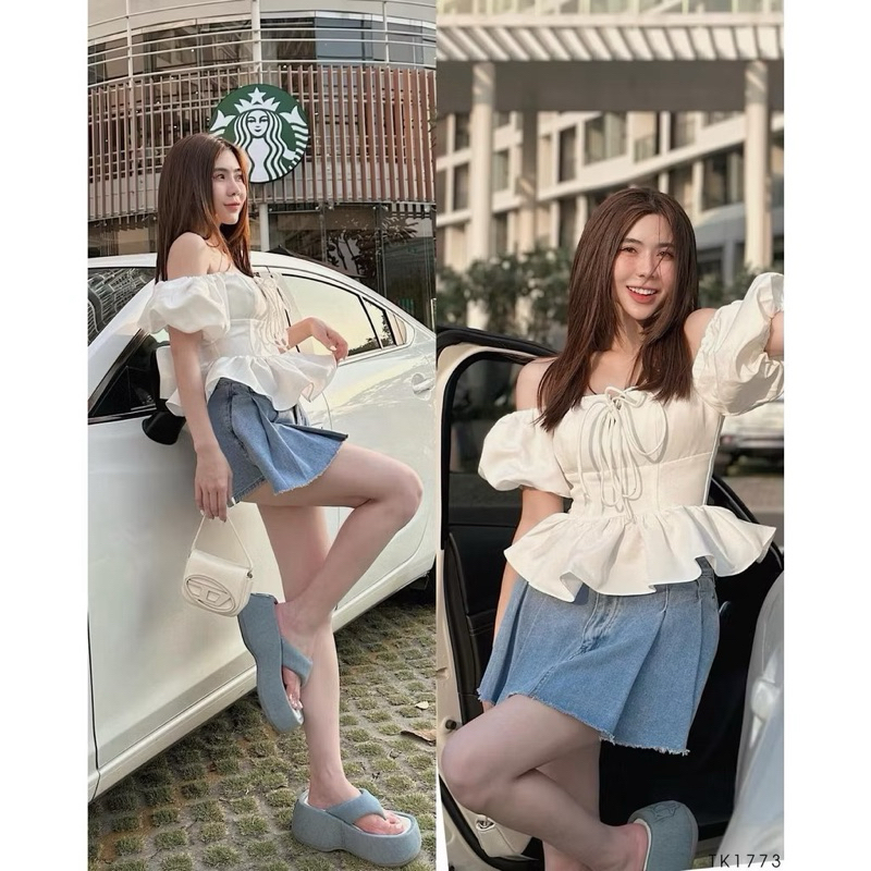 [New chưa mặc] Áo babydoll Chibest