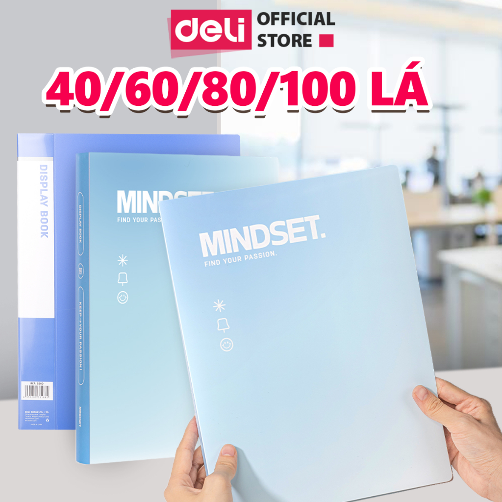 File lá File Tài liệu 20 30 60 lá Deli Màu Pastel Bìa Đựng Tài Liệu Giấy Tờ Giấy Kiểm Tra Cho Học Sinh