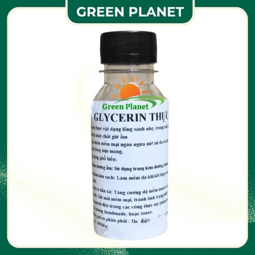 Glycerin thực vật dùng trong hoá mỹ phẩm 100ml