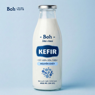 Sữa Chua Kefir Nguyên Chất Không Đường, Sữa Chua Uống Giúp Cải Thiện Tiêu Hoá, Tăng Cường Miễn Dịch và Dinh Dưỡng Cơ Thể