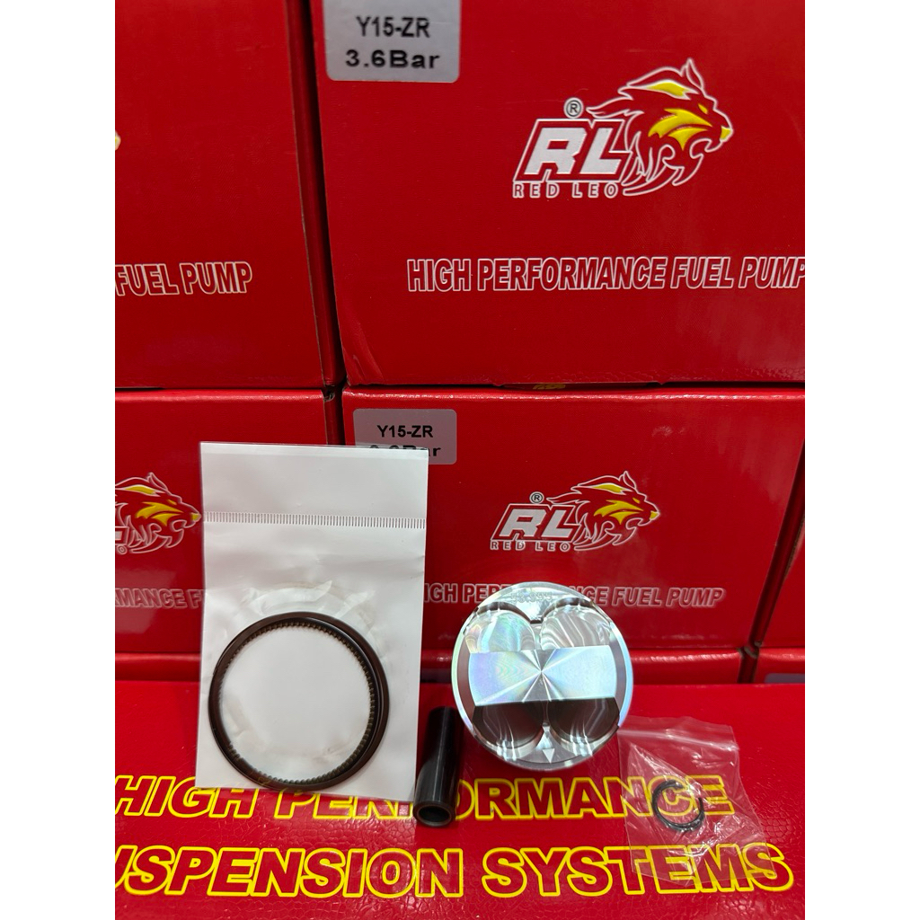 Trái Redleo 54mm 4Val,Ắc piston mạ đen DLC