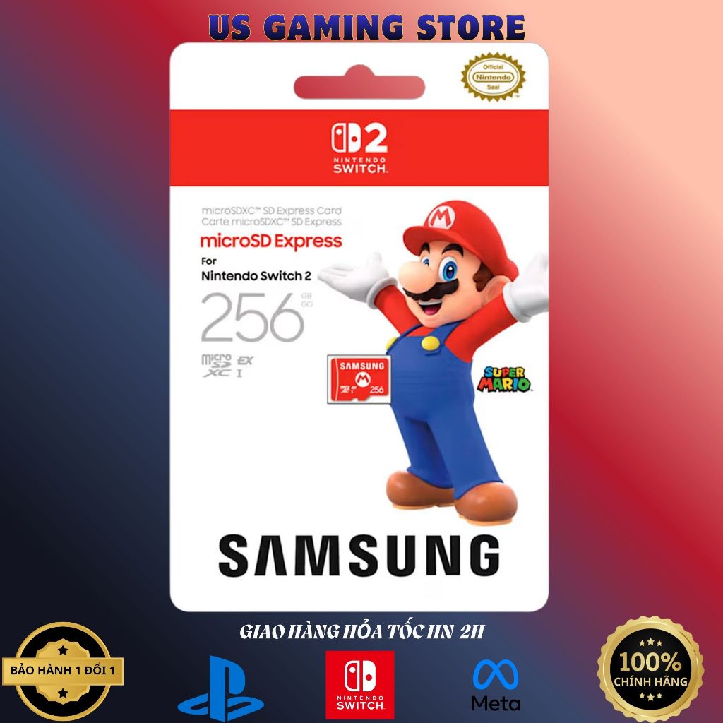 Thẻ Nhớ Samsung microSD Express Card 256GB cho Nintendo Switch 2