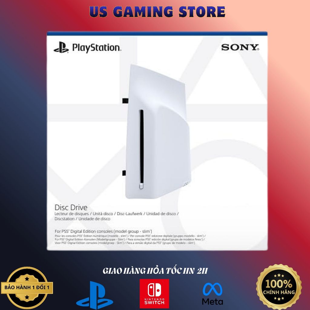 Ultra HD Blu-ray Disc Drive Ổ đọc đĩa rời Bluray For PS5 Slim / PS5 Pro