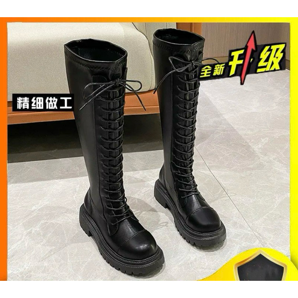 BOOT nữ cổ cao đầu gối gót 5cm