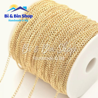 2 Mét Dây Xích Mắc Vặn Thừng Làm Trâm Cài Cổ Trang, Làm Trang Sức Handmade