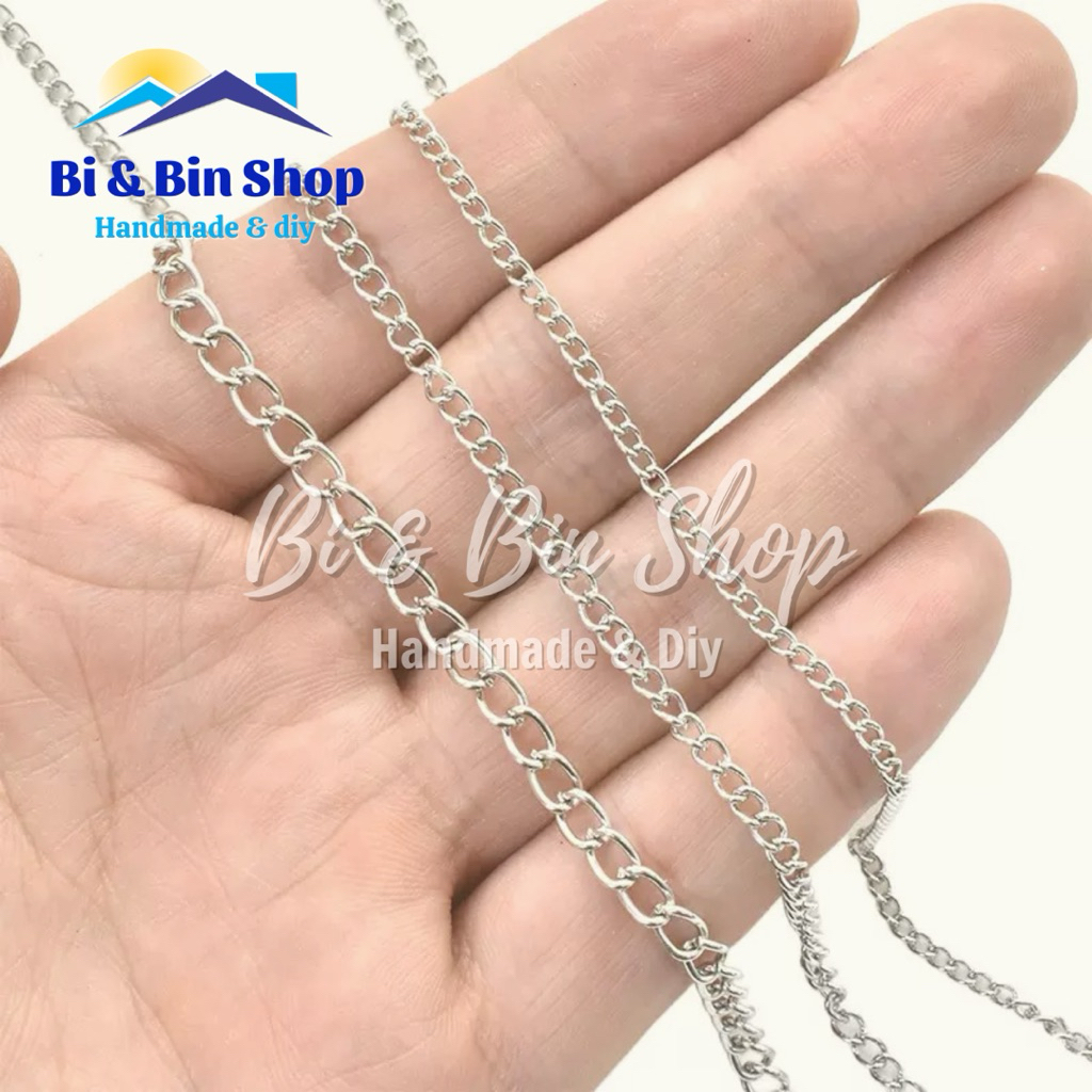 2 Mét Dây Xích Mắc Vặn Thừng Làm Trâm Cài Cổ Trang, Làm Trang Sức Handmade