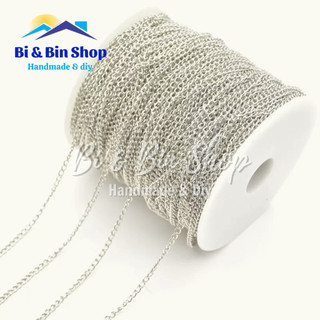 2 Mét Dây Xích Mắc Vặn Thừng Làm Trâm Cài Cổ Trang, Làm Trang Sức Handmade