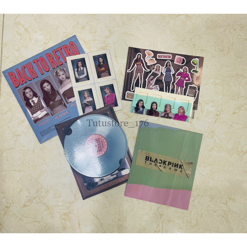 [DEAL SỐC 2/2] Album BLACKPINK “Back to Retro” (rỗng, không card) có POSTER official chính hãng, giá