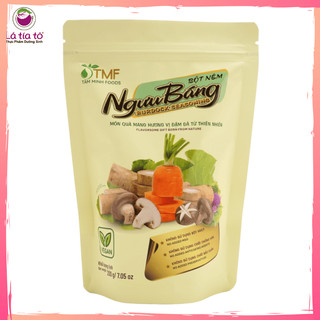 Bột nêm chay ngưu báng 200gr thành phần thiên nhiên không chất bảo quản - lá tía tô