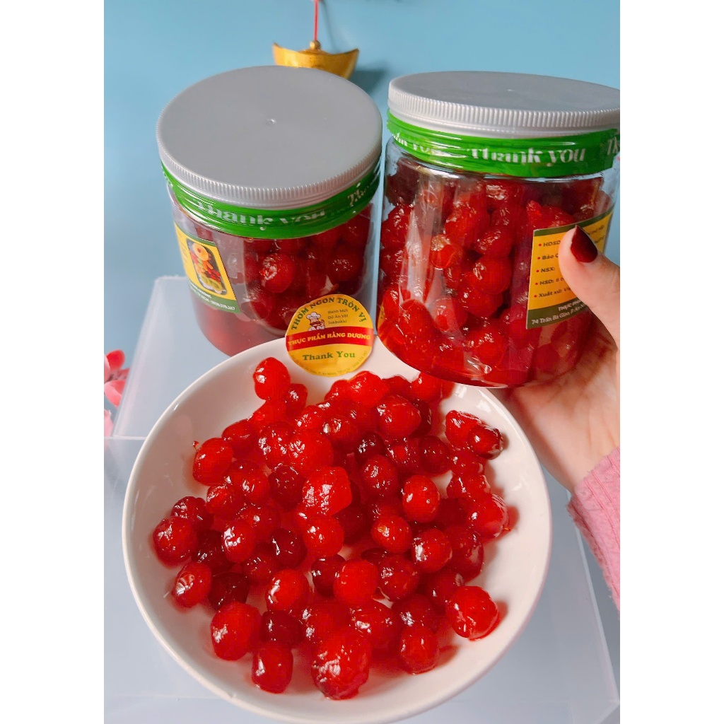 250g Mứt Chùm Ruột Rim Ngọt_Hạt to_đóng hộp