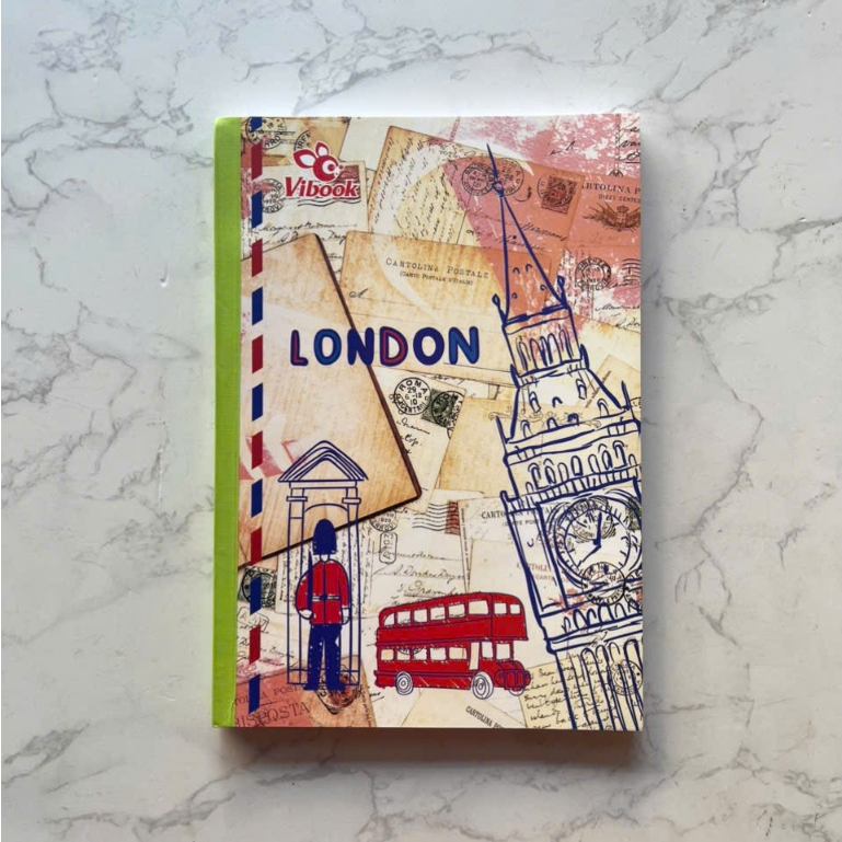 Tập Sinh Viên Dán Gáy Vibook TSV200V 200 Trang 175x250mm 60 Gsm (Mỏng) (5 Quyển - 4 Ô Ly Ngang)