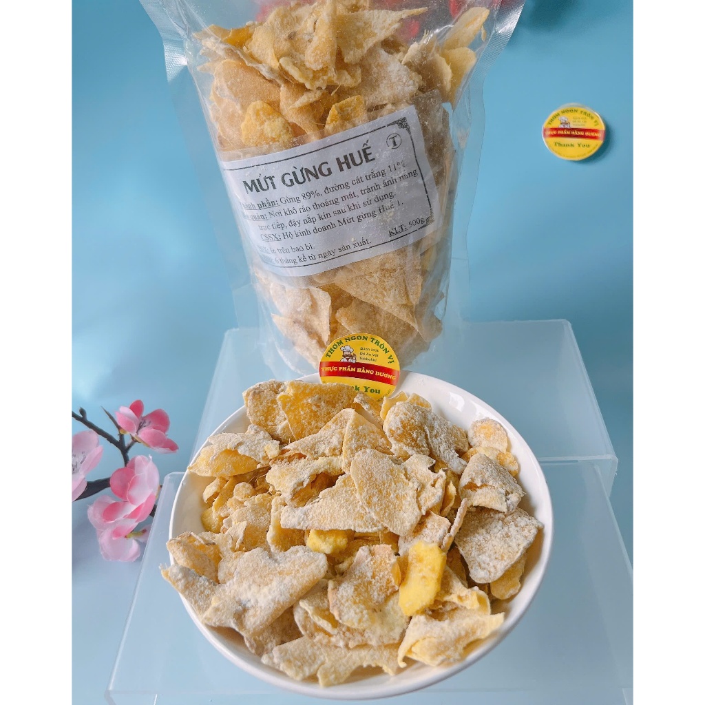 500g Mứt Gừng Miền Trung_ăn vặt cay ngon