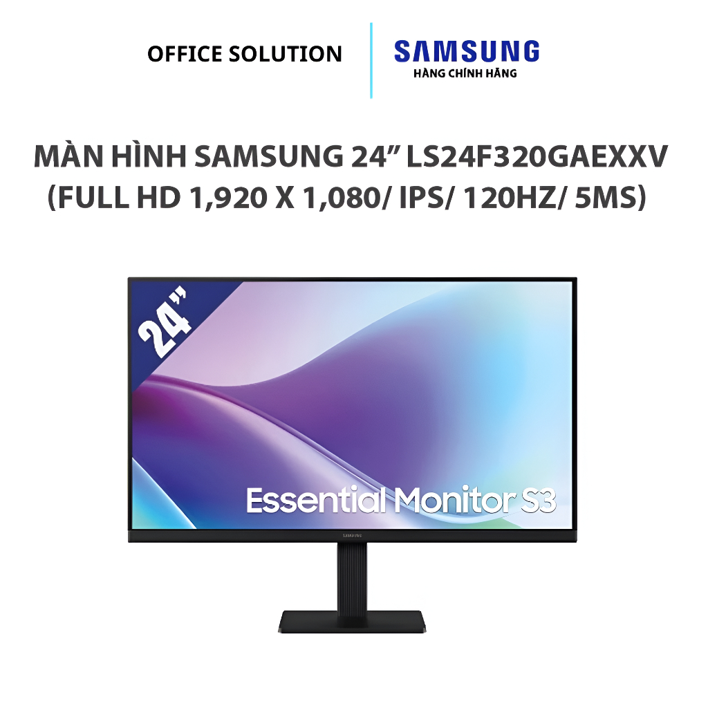 Màn Hình Samsung 24 Inch LS24F320GAEXXV | Full HD 1920x1080 | IPS | 120Hz | 5ms | Chính Hãng | Bảo H
