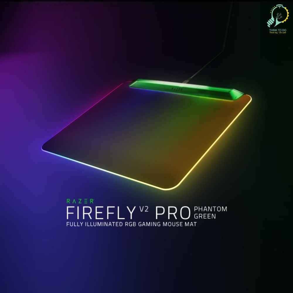 [NEW, ORIGINAL] Bàn di chuột Razer Firefly V2 Pro Phantom Green Edition - Fully Illuminated RGB Gami