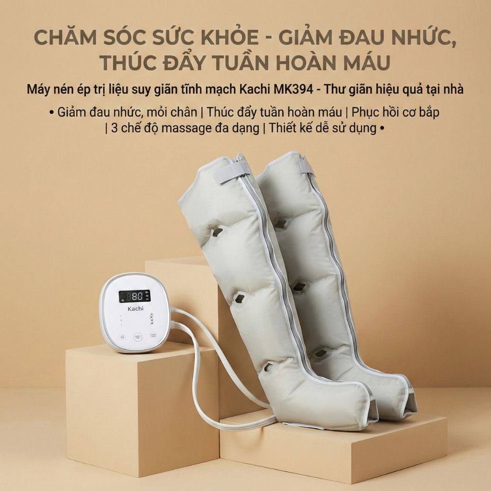 Máy massage chân cao cấp Kachi MK394 - chính hãng Kachi