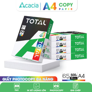 Giấy A4 TOTAL định lượng 65gsm