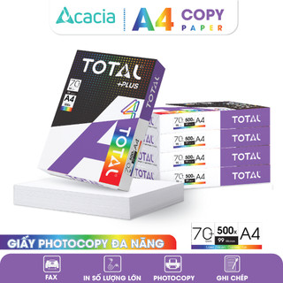 Giấy A4 TOTAL - 70+++ plus định lượng 73gsm