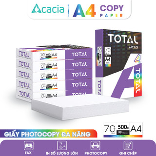 Giấy A4 TOTAL - 70+++ plus định lượng 73gsm