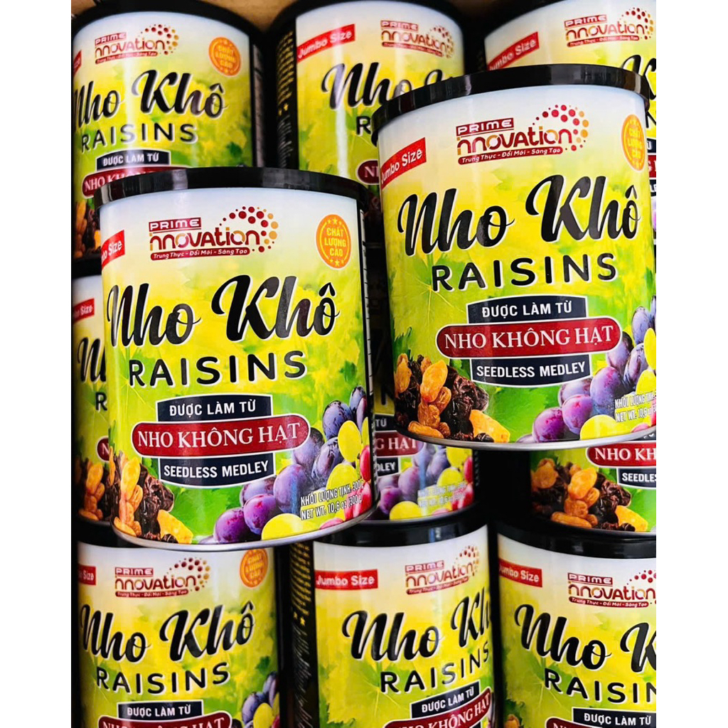 Nho khô Raissin lon, nho không hạt