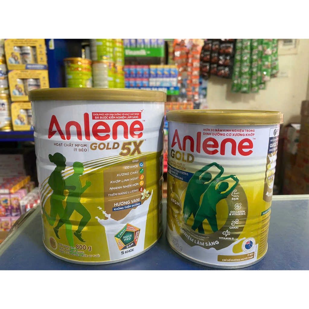 (Date 2027) Sữa bột Anlene Gold 5X 800g- có ship hỏa tốc