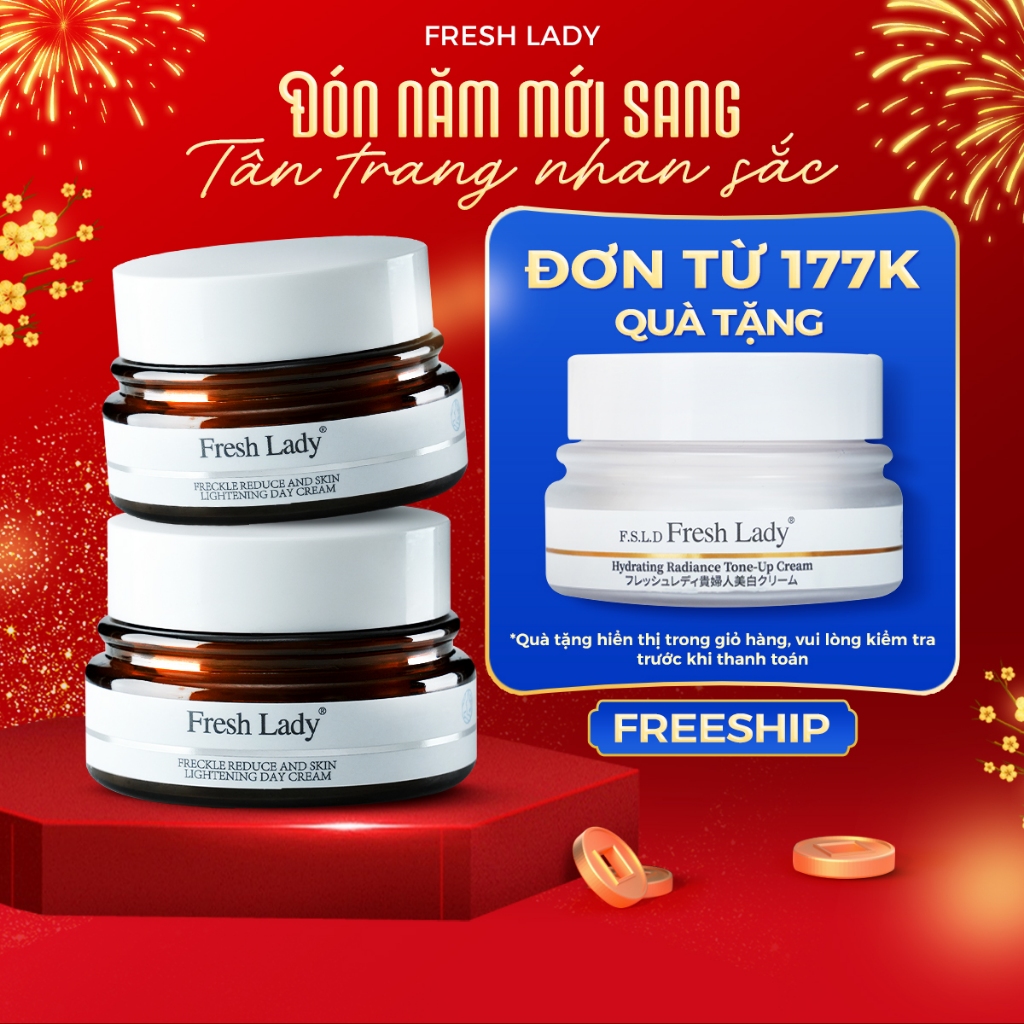Kem Dưỡng Trắng Da Fresh Lady – Mờ Thâm Nám, Tàn Nhang, Đồi Mồi, Đều Màu Da