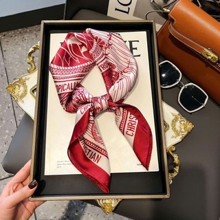 Khăn lụa vuông choàng cổ size 70x70 cm - khăn lụa bandana (KL09)