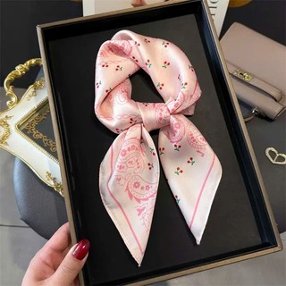 Khăn lụa vuông choàng cổ size 70x70 cm - khăn lụa bandana (KL09)