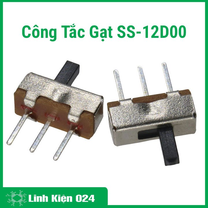 Combo 5 Công Tắc Gạt SS-12D00 - 3PIN