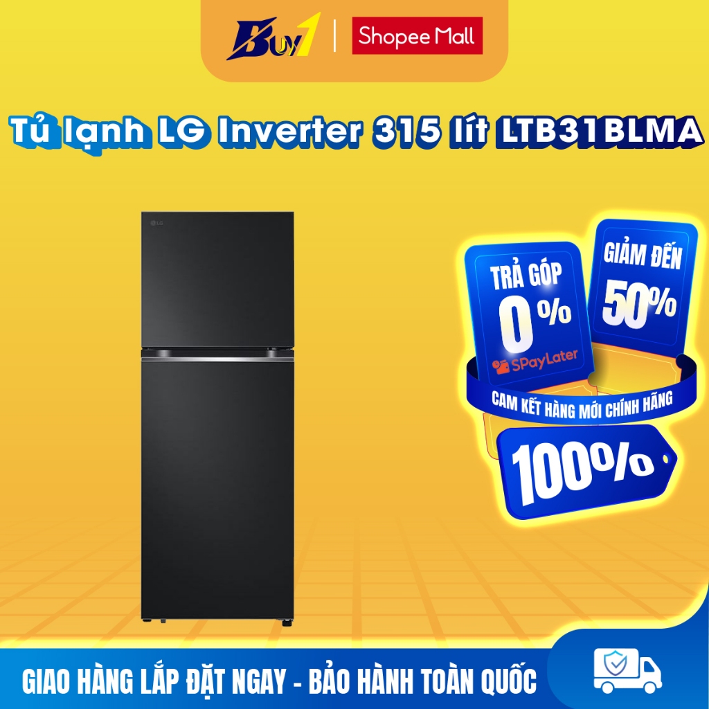 LTB31BLMA - Tủ lạnh LG Inverter 315 lít LTB31BLMA - Hàng chính hãng
