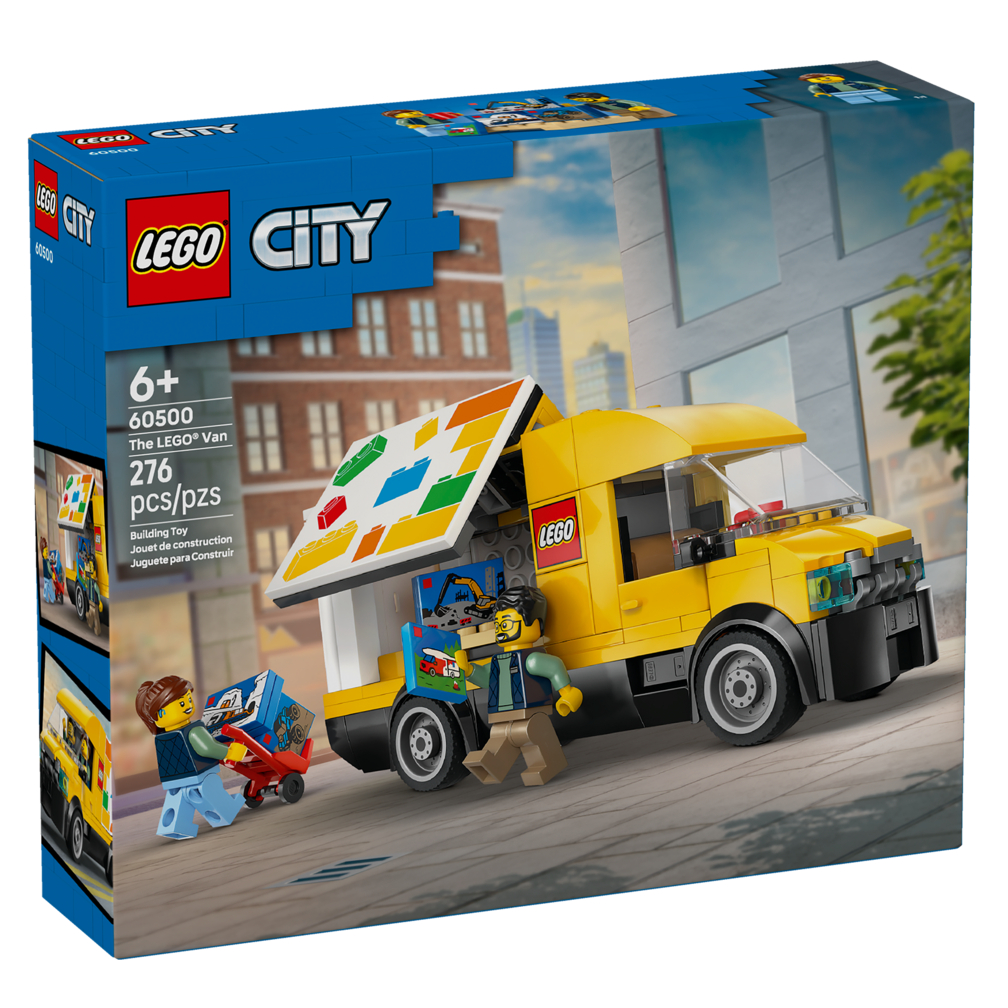 [HAPPY BRICKS] LEGO CITY 60500 - XE VAN VẬN CHUYỂN LEGO (THE LEGO VAN)