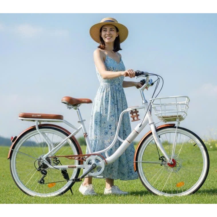 XE ĐẠP MINI CÓ ĐỀ BRAVE WILL HÀNG ĐẸP SIZE 24-26- NHẬP KHẨU CHÍNH HÃNG xe