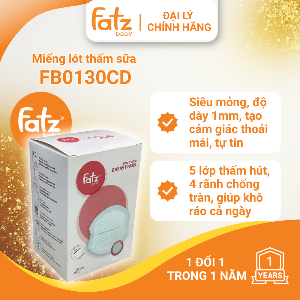 Miếng lót thấm sữa (hộp 30 miếng) Fatzbaby