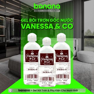 [Che Tên] Combo 3 Chai Gel Bôi Trơn Gốc Nước Vanessa & Co Chính Hãng 200ml