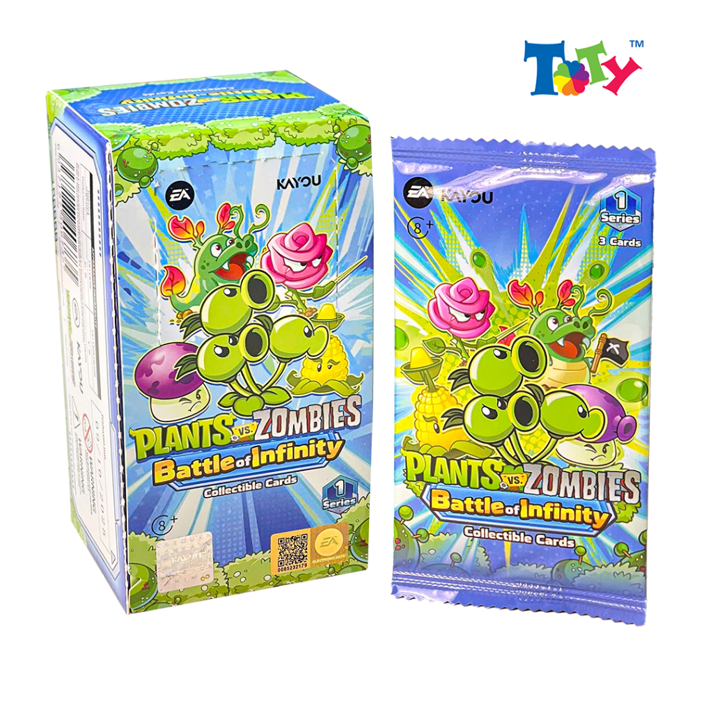 (1 PACK) Card Bo Góc - Plants vs. Zombies - Wonder World Adventures - Battle of Infinity - Series 1 