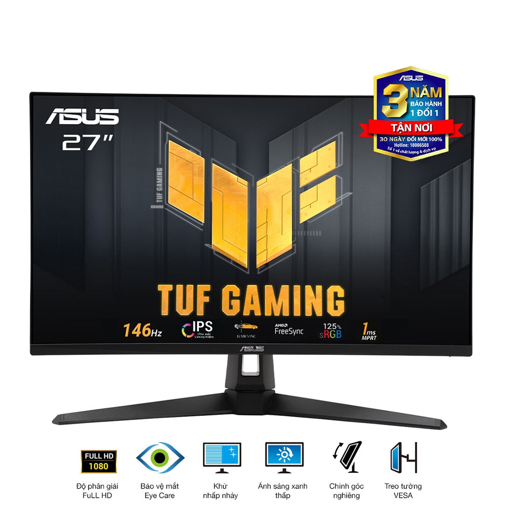 Màn Hình Gaming ASUS TUF Gaming VG279QE5A (27 inch - FHD - IPS - 146Hz - 1ms - Speaker)