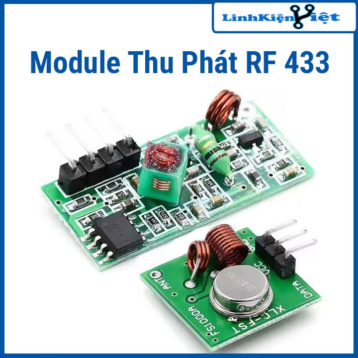Module Thu Phát RF 433 (gồm 1 bộ thu và 1 bộ phát RF)