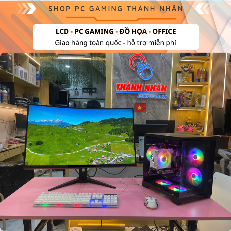 PC Gaming Core i3 12100F RAM 8GB SSD 256GB VGA GTX 1050Ti