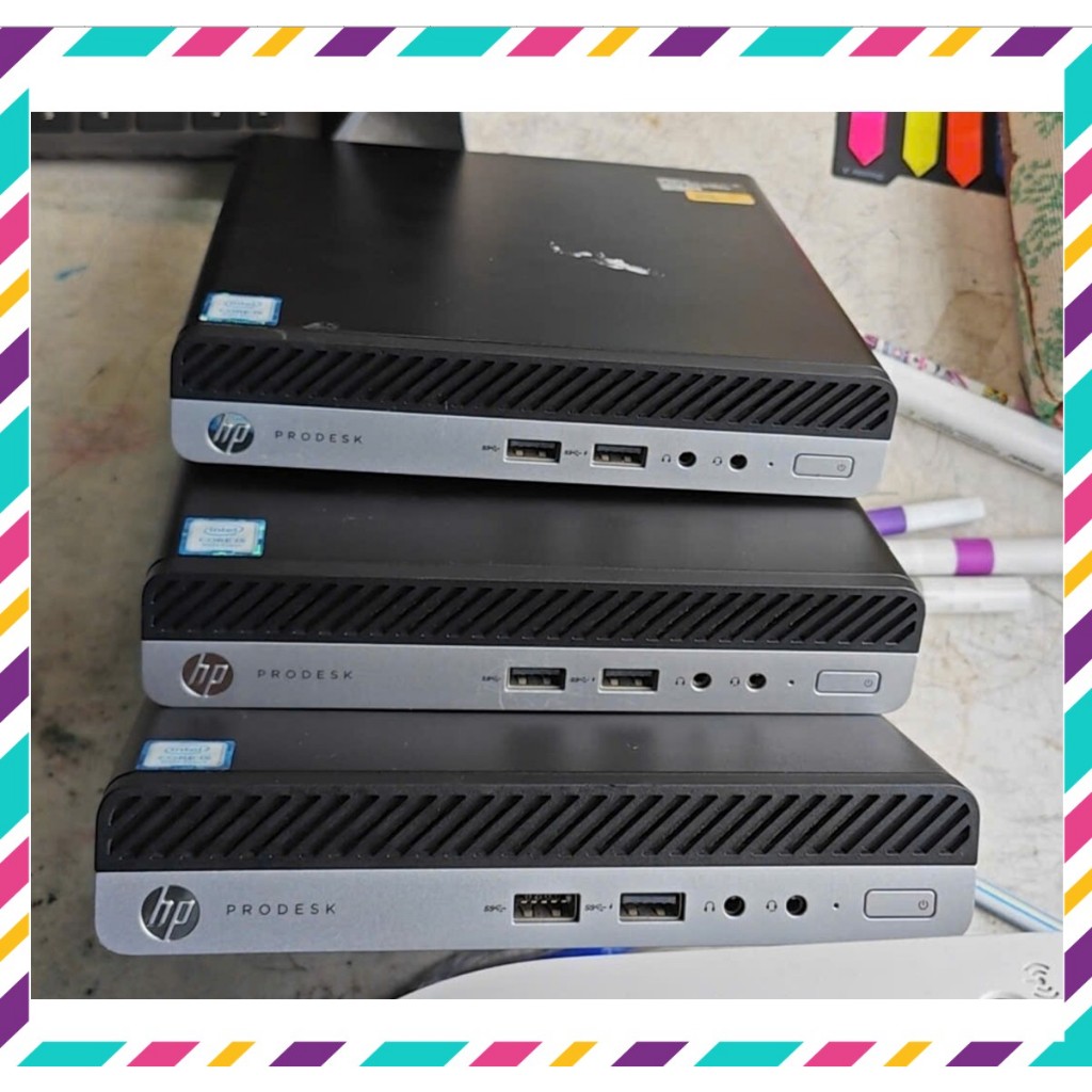 Máy tính Mini HP ProDesk 400 G4 Mini PC nhập Đức – Core i5-8500T, Ram 8G, SSD 250G